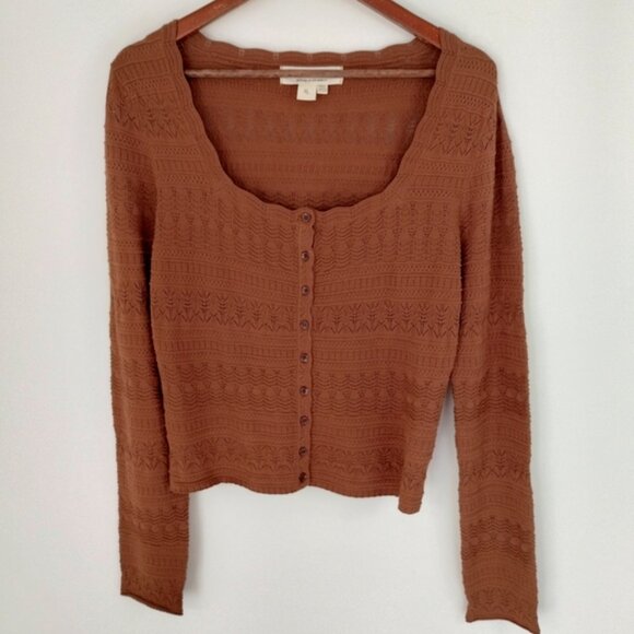 Saltwater Luxe Wilfred Sweater Chocolate Brown Size XL - Picture 1 of 12